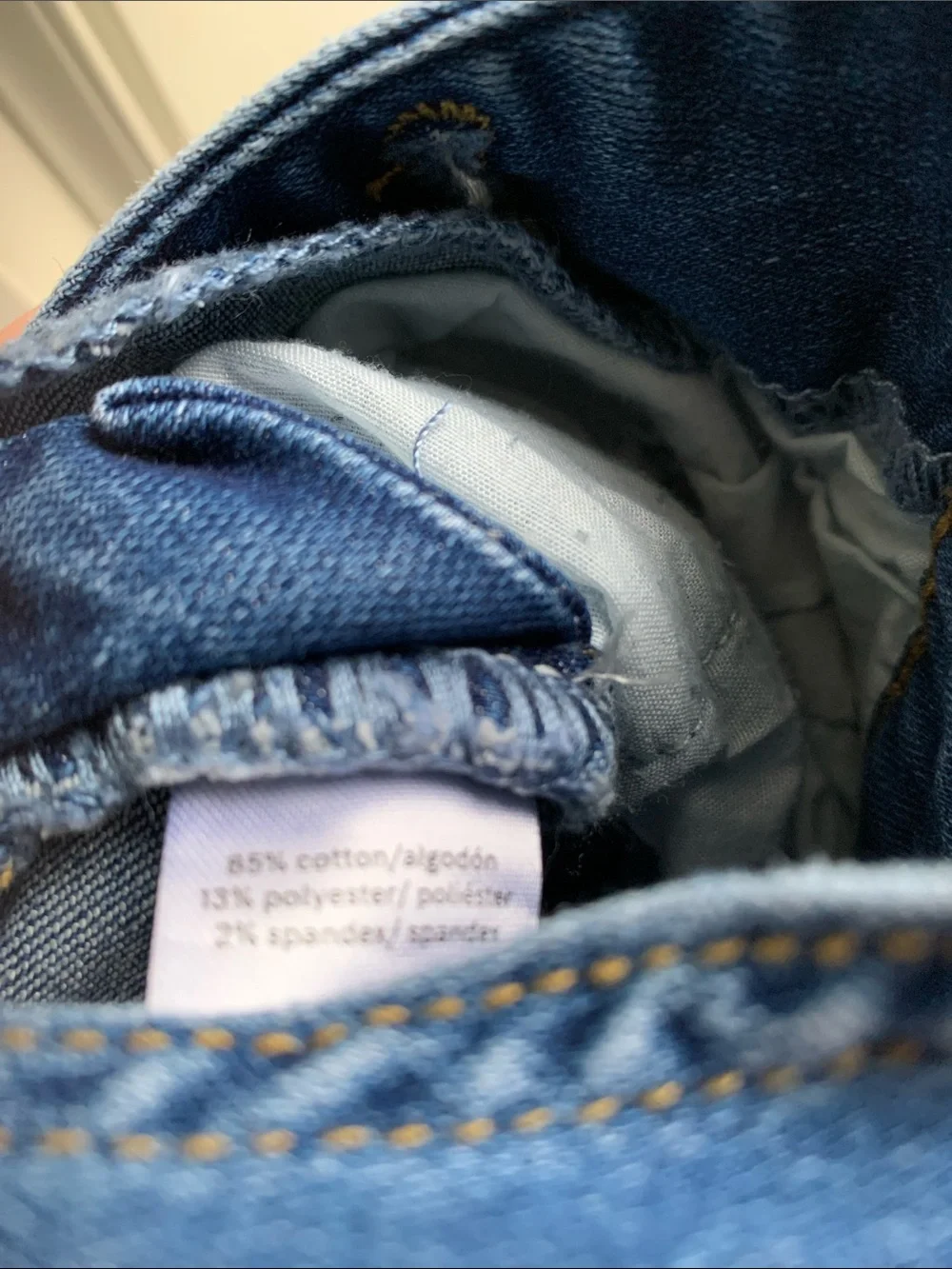 VENUS Women's Blue Wide-Leg Denim Overalls - Picture 3 of 4